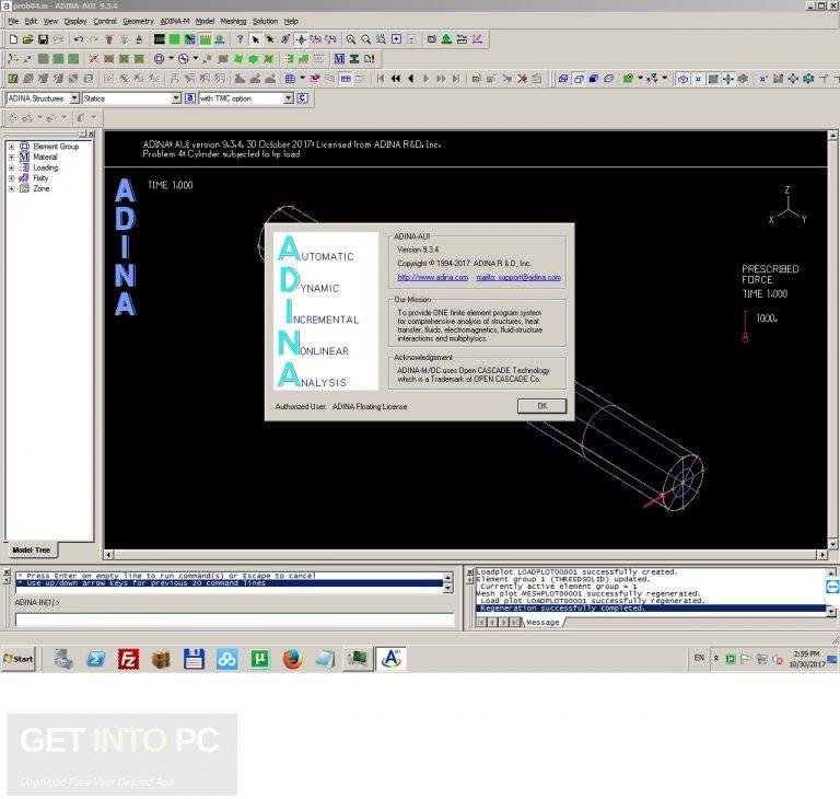 ADINA System 9.3.4 Offline Installer Download
