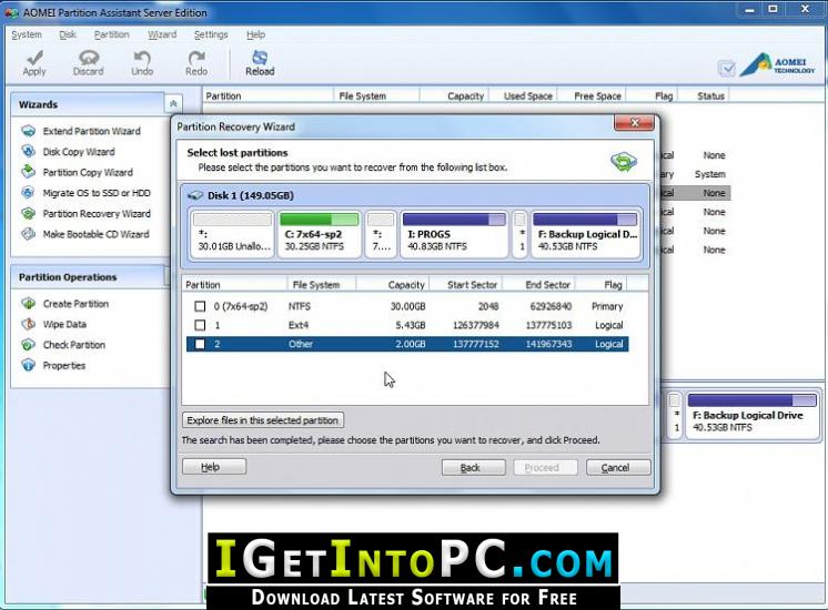 AOMEI Partition Assistant 8 Free Download 1