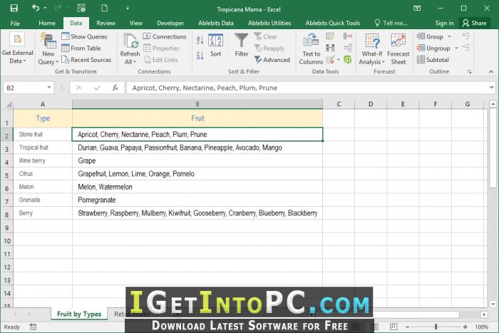 AbleBits Ultimate Suite for Microsoft Excel 2018.3.1197.5836 Business Edition Free Download 3