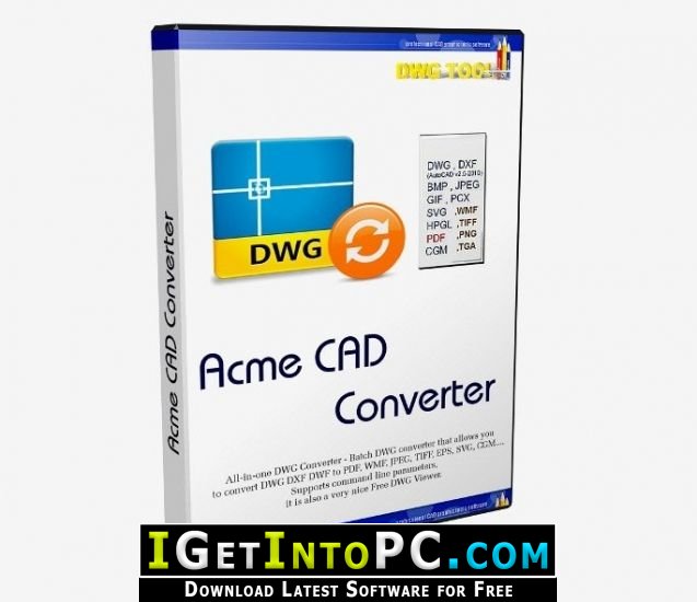 Acme CAD Converter 2019 Free Download1 1