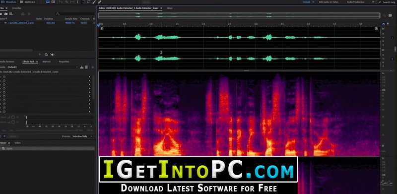 Adobe Audition 2021 Free Download macOS 2