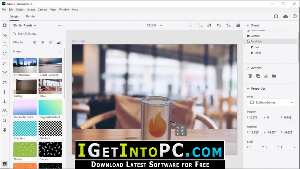 Adobe Dimension CC 2020 Free Download 2