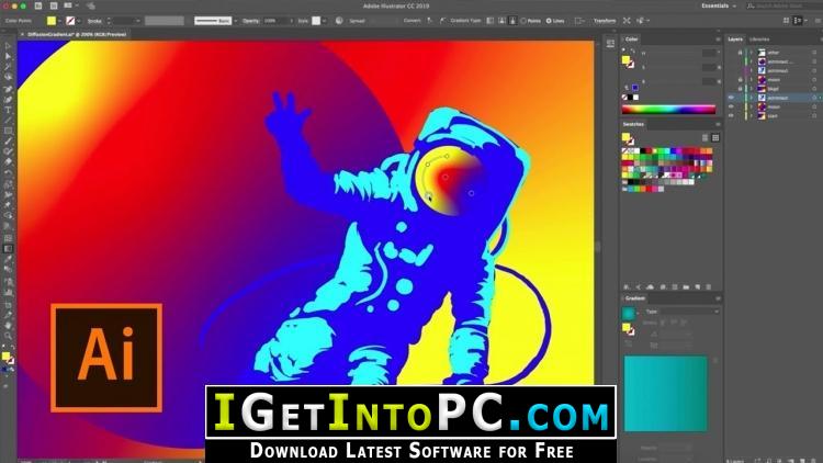 Adobe Illustrator CC 2019 23.0.1 Free Download macOS 4