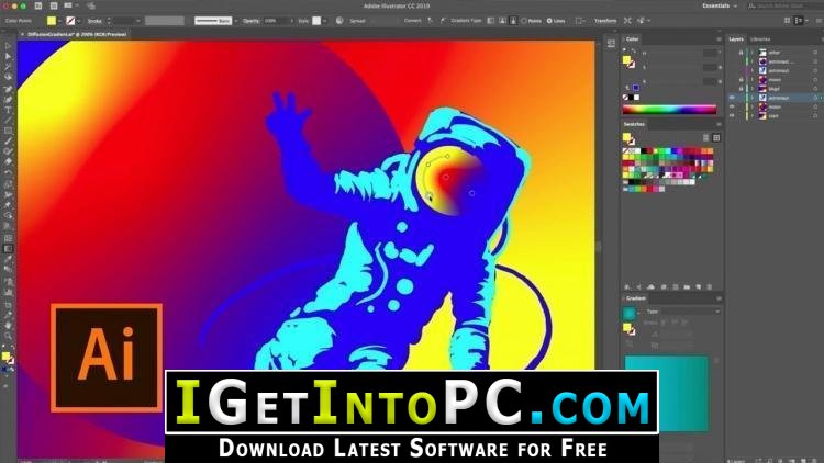 Adobe Illustrator CC 2019 23.0.5.637 Free Download 2