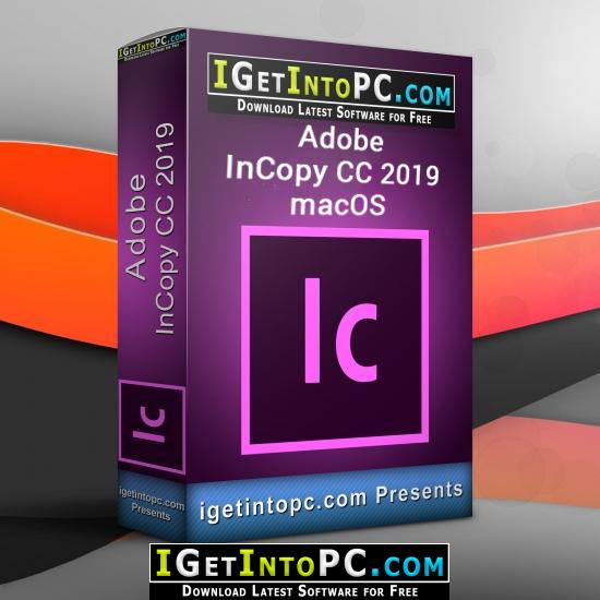 Adobe InCopy CC 2019 Free Download macOS 1