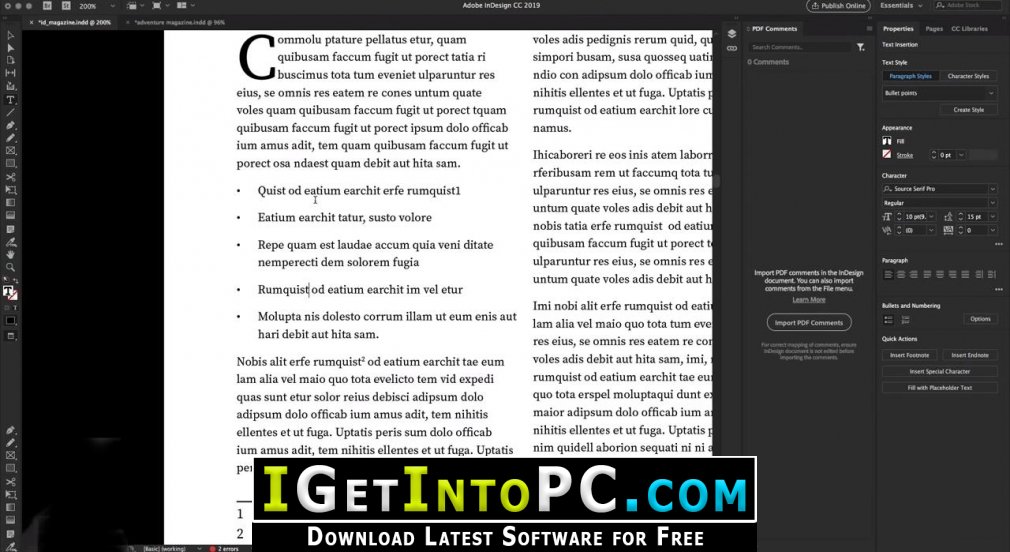 Adobe InDesign CC 2020 Free Download 1 1