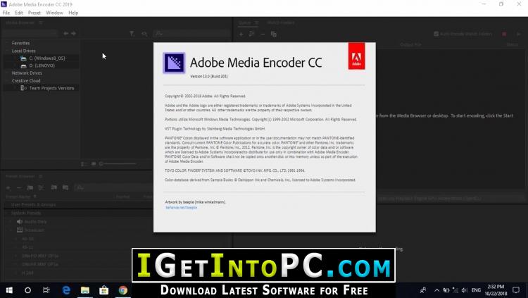 Adobe Media Encoder CC 2019 Free Download macOS 4
