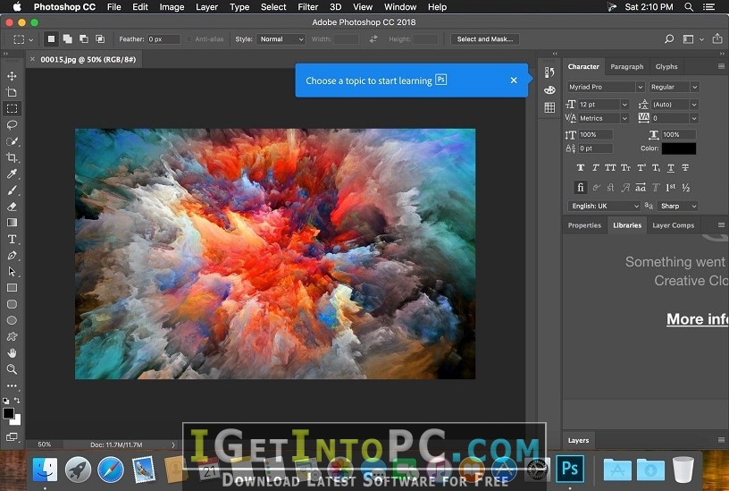 Adobe Photoshop CC 2018 19.1.5.61161 macOS Free Download 2
