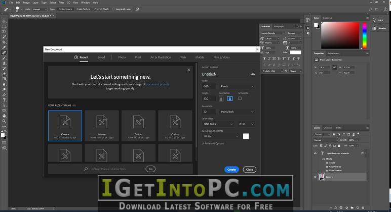 Adobe Photoshop CC 2018 19.1.5.61161 x64 Free Download 4