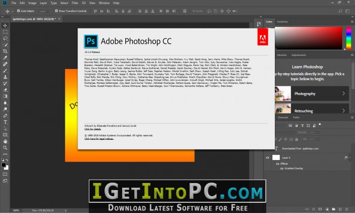 Adobe Photoshop CC 2018 19.1.6.5940 Free Download 3