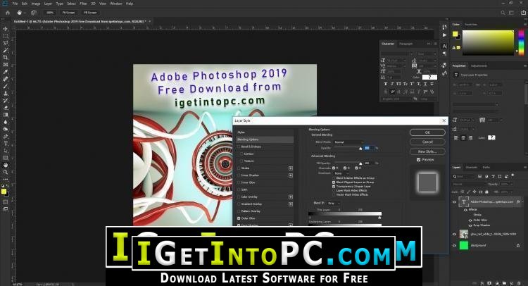 Adobe Photoshop CC 2019 20.0.7 Free Download 3