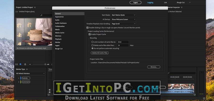 Adobe Prelude CC 2018 7.1.0.107 Free Download 4