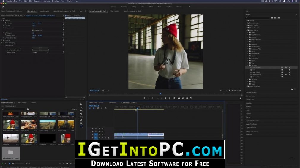 Adobe Premiere Pro 2020 14.0.4 Free Download macOS 2