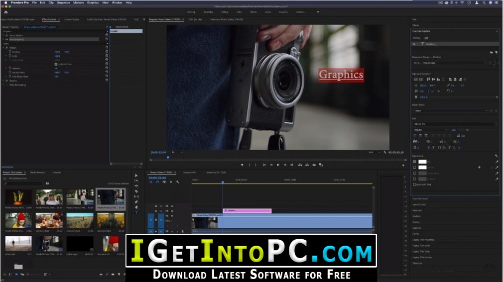Adobe Premiere Pro 2020 14.0.4 Free Download macOS 4