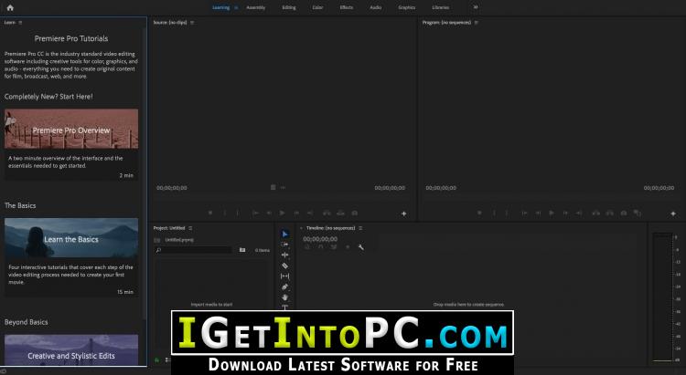 Adobe Premiere Pro CC 2019 Free Download macOS 1