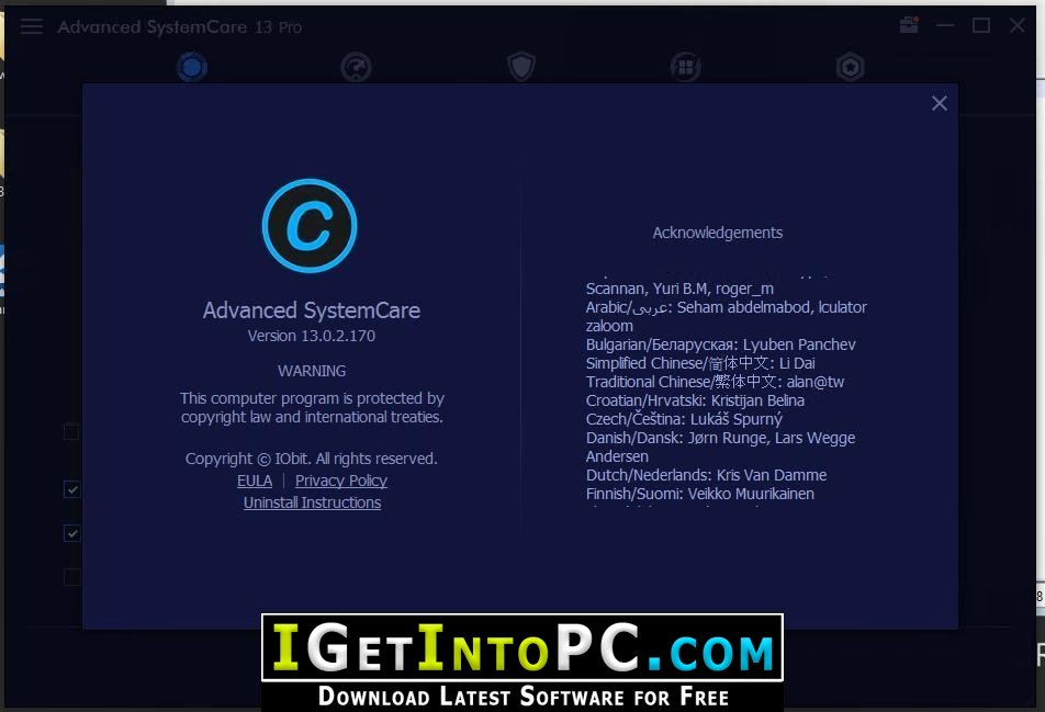 Advanced SystemCare Pro 13.2.0.222 Free Download 3