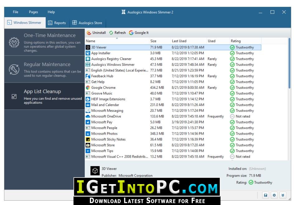 Auslogics Windows Slimmer Professional 2 Free Download 3