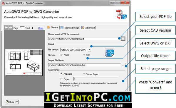 AutoDWG PDF to DWG Converter Pro 2019 Free Download 2