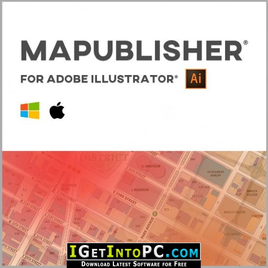 Avenza MAPublisher for Adobe Illustrator 10.5 Windows and macOS Free Download 1