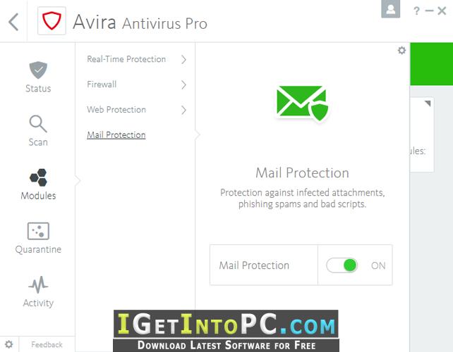 Avira AntiVirus Pro 2018 15.0.38.15 Free Download 2