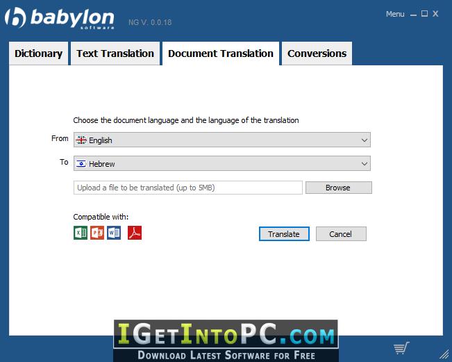 Babylon Pro NG 11.0.0.29 Free Download 1