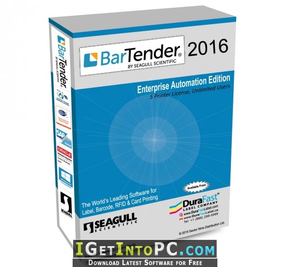 BarTender Enterprise Automation 2016 11.0.8.3153 Free Download