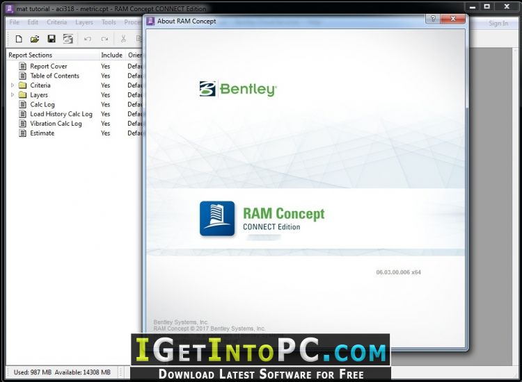 Bentley RAM Concept CONNECT Edition V6 Free Download 4