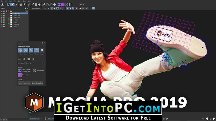 BorisFX Mocha Pro 2019 Free Download for All Hosts with Plugins 2