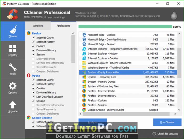CCleaner Professional 5.44.6577 Portable Direct Link Download