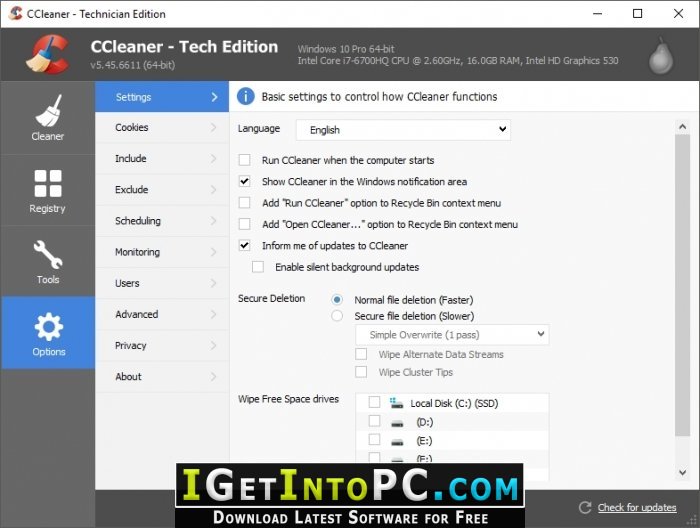 CCleaner Professional 5.46.6652 Free Download 3