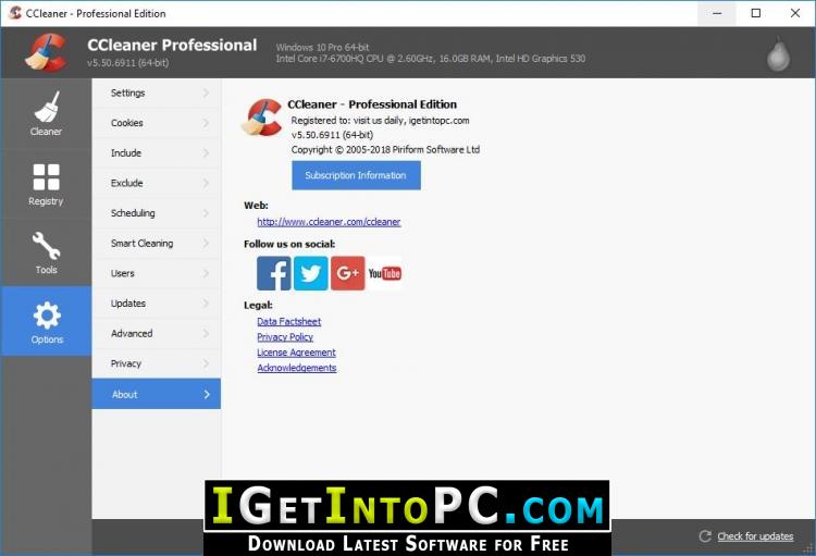CCleaner Professional 5.52.6967 Free Download 4