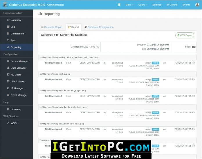 Cerberus FTP Server Enterprise 10.0.6.0 Free Download 3