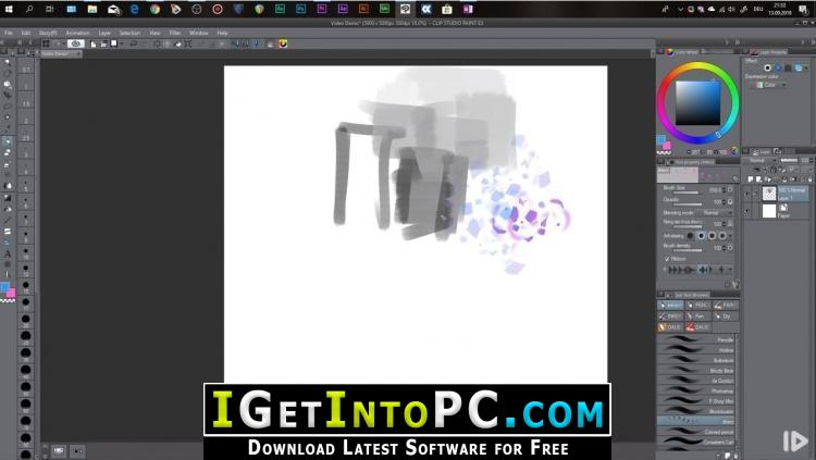 Clip Studio Paint EX 1.8.8 Free Download with Materials 2