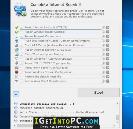 Complete Internet Repair 5.1.0 Build 3955 Free Download 4