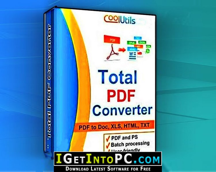 CoolUtils Total PDF Converter 6 Free Download 1