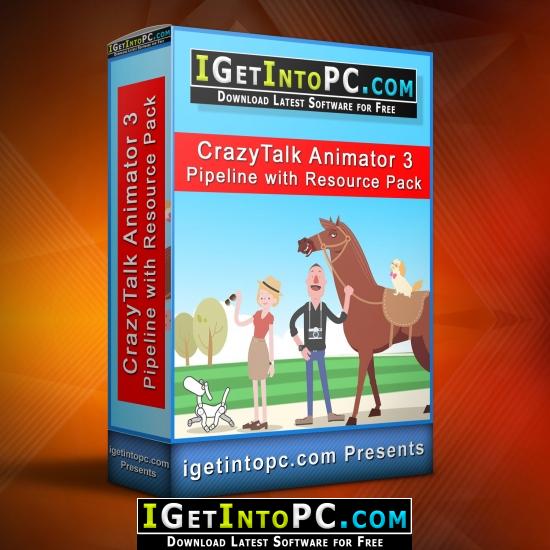 CrazyTalk Animator 3.31.3514.1 Pipeline Free Download with Resource Pack 1