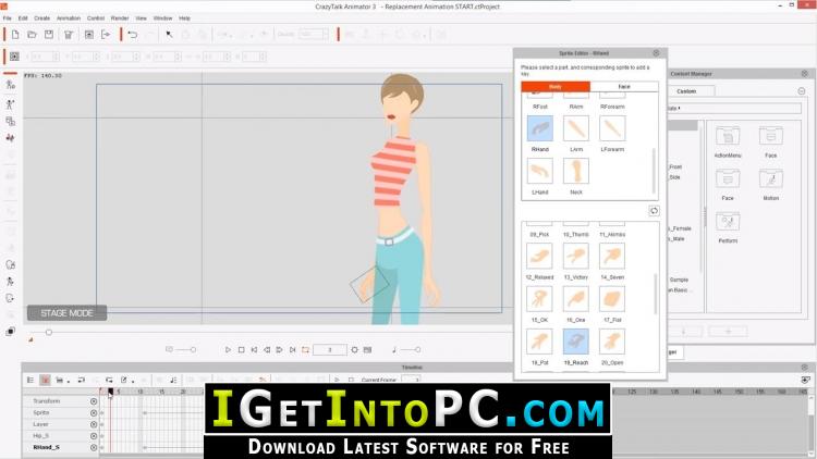 CrazyTalk Animator 3.31.3514.1 Pipeline Free Download with Resource Pack 3