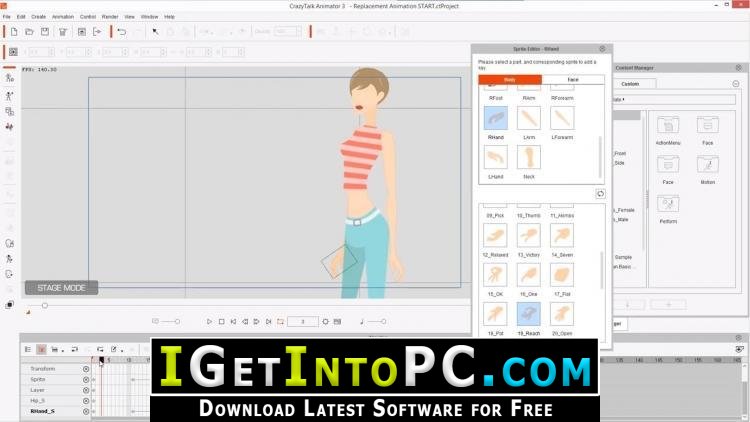 CrazyTalk Animator 3.31.3514.2 Pipeline Power Tools and Cartoon Solution Packs Bundle Free Download 4