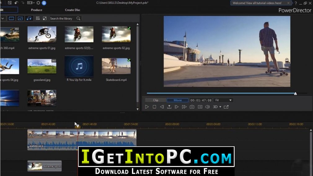 CyberLink PowerDirector Ultimate 18 Free Download 5