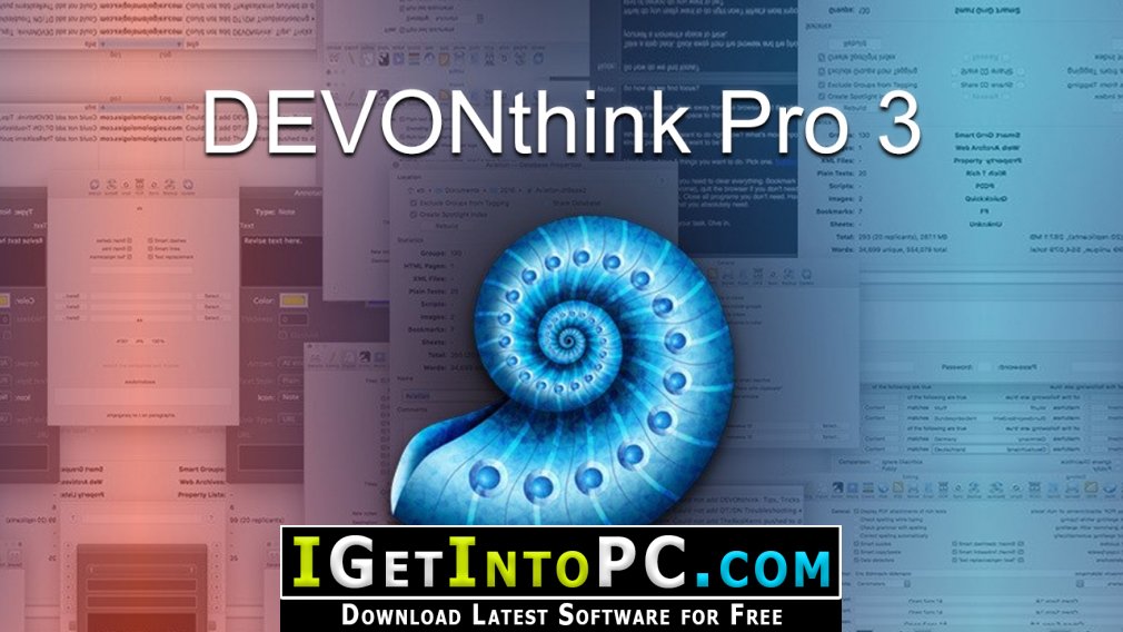 DEVONthink Pro 3 Free Download MacOS 1