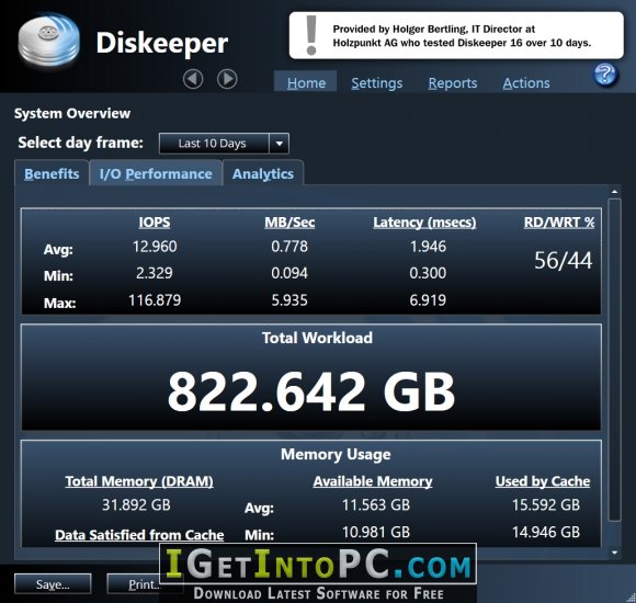 Diskeeper 18 Professional Server 20.0.1286.0 Free Download 3