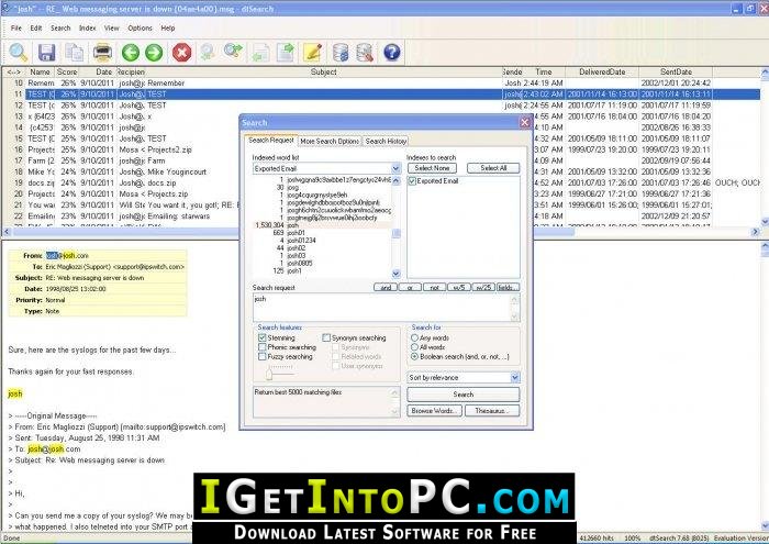 DtSearch Desktop and Engine 7.95.8631 Free Download 4