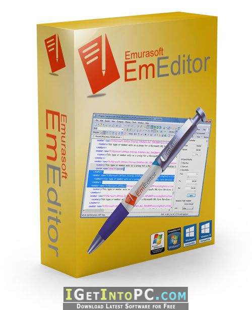 Emurasoft EmEditor Professional 17.8.0 Free Download