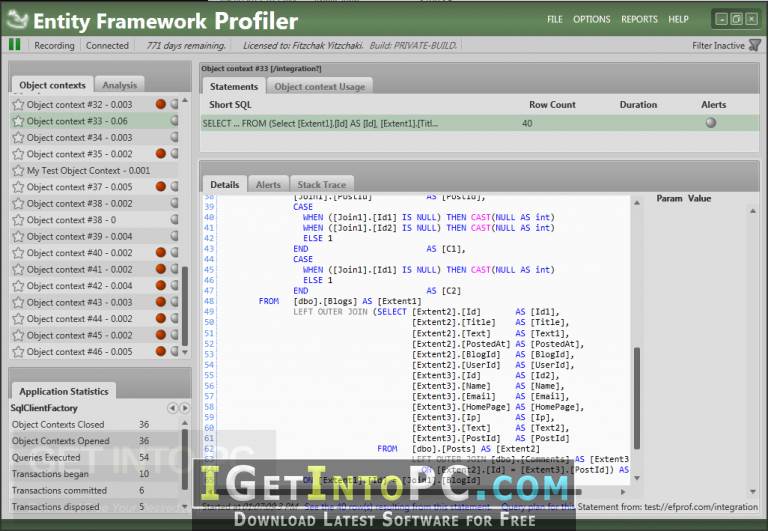 Entity Framework Profiler 4 Offline Installer Download