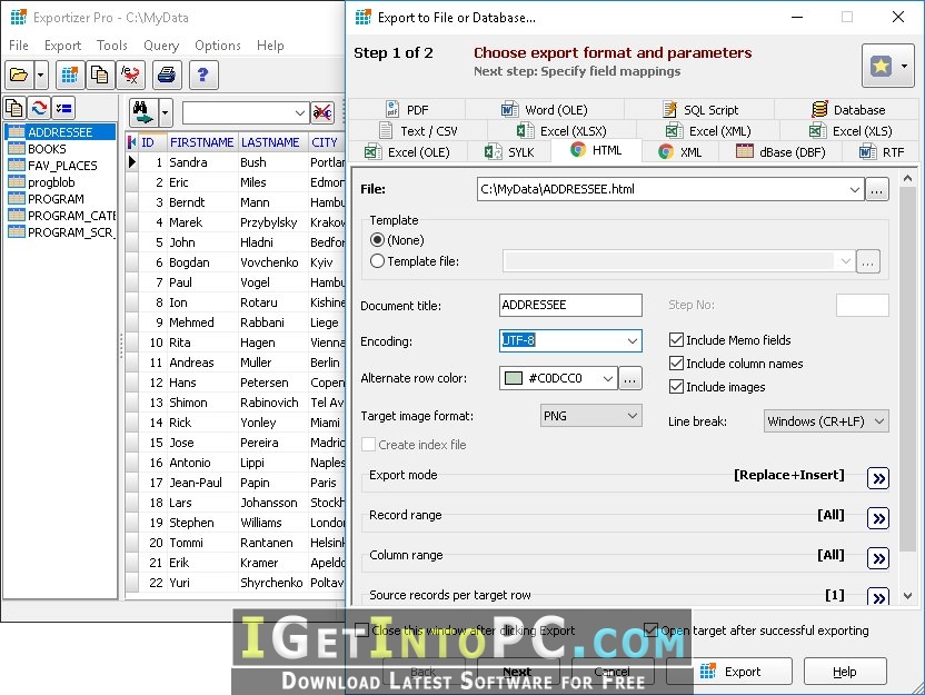 Exportizer Pro 6.3.0.17 Free Download 11