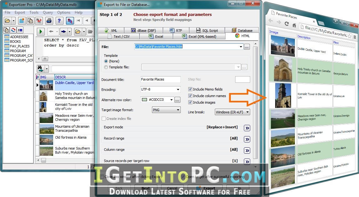 Exportizer Pro 6.3.0.17 Free Download 2