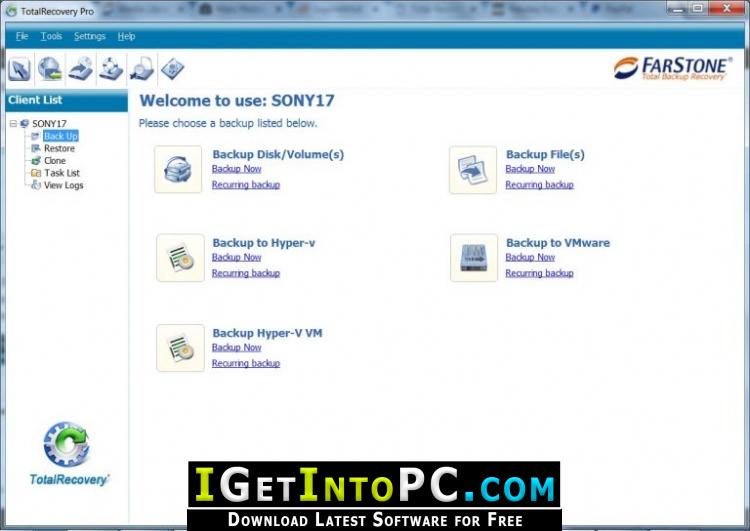 FarStone TotalRecovery Pro 11 Free Download 1
