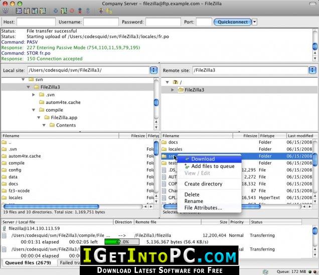 FileZilla Client 3.40 Free Download 3