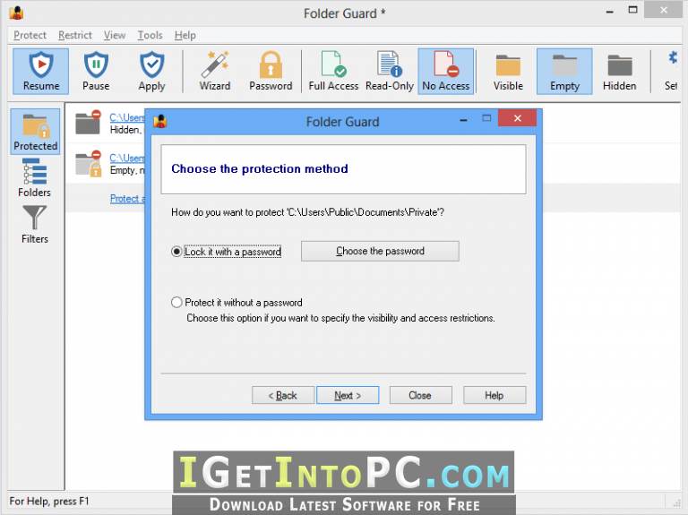 Folder Guard 18.5.1 Offline Installer Download