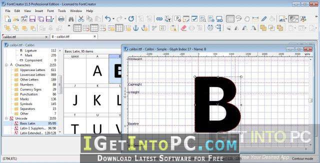 FontCreator Professional 11.5.0.2421 Latest Version Download